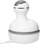 Masseur de cuir chevelu intelligent sans fil rechargeable à lumière rouge, étanche, pour massage à l'huile