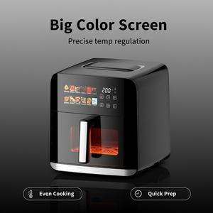 Friteuse à air carrée moderne en plastique 4,1-5L, sans huile, électrique, à commande numérique, antiadhésive, facile à utiliser, pour une <span class=keywords><strong>cuisson</strong></span> saine et rapide à la maison - Product Image 4