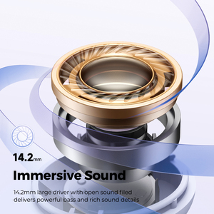 หูฟังไร้สาย SoundPEATS รุ่นขายดี <span class=keywords><strong>Air3</strong></span> <span class=keywords><strong>Deluxe</strong></span> HS สีม่วง พร้อมการรับรองคุณภาพเสียงระดับ Hi-Res และโหมดเล่นเกมแบบ Latency ต่ำ 0ms - Product Image 5
