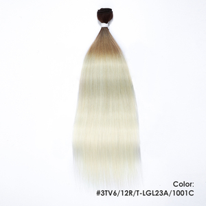 Extensions de cheveux synthétiques résistantes à <span class=keywords><strong>la</strong></span> chaleur, en fibres haute température, douces comme des vraies extensions de cheveux humains, pour femmes, vente en gros - Product Image 1