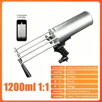 Pistolet d'isolation en mousse de polyuréthane et polyurée hydraulique haute pression pour l'étanchéité et la protection contre la corrosion