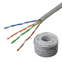 Precio de fábrica Cable Utp Cat5 Cobre 24awg Cat5e Cables Utp 5000ft Cable Cat 5 5E Cat. Caja de cobre de 100M