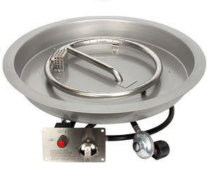 Système de brûleur de foyer boîte de <span class=keywords><strong>feu</strong></span>, Patio d535 mm, bricolage - Product Image 1