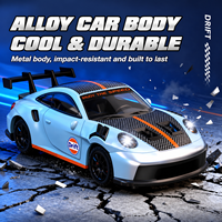 Voiture télécommandée miniature 1:64, 2,4 GHz, 4 roues motrices, voiture de drift en alliage, jouet de course RC haute et basse vitesse pour enfants
