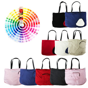 Sacs à bandoulière de voyage vintage légers mais résistants avec fermeture éclair et deux sangles, sacs à main de shopping avec poches intérieures - Product Image 2