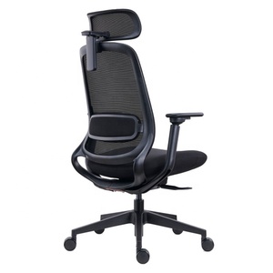 Chaise de bureau ergonomique inclinable en maille avec rotation à 360°, accoudoirs 3D et appui-tête 4D pour salon - Product Image 2
