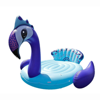 Parc aquatique gonflable île de canard jaune jouets de sport bébé assis anneau flotteur enfants piscine flotteurs