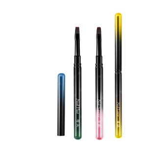 High Quality UV Gel Nail Art <b>Brush</b> <b>Round</b> Head Pen Flat Head Pen Professional Nail <b>Brush</b> Can Customize logo - Product Image 5