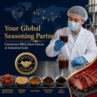 Sauce Char Siu pour Porc Rôti et Ailes de Poulet |   Sauce Glaze BBQ Cantonaise, Ratio de préparation 1:10, Vente en gros, OEM