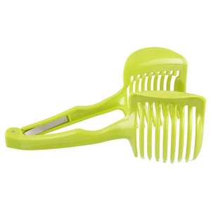 ที่ตัดมะเขือเทศแบบมือถือ ที่หนีบขนมปัง เครื่องตัดผักผลไม้ ที่ขูดมะนาว ที่ขูดมันฝรั่ง ที่ตัดแอปเปิ้ล อุปกรณ์ครัว เครื่องครัว - Product Image 6