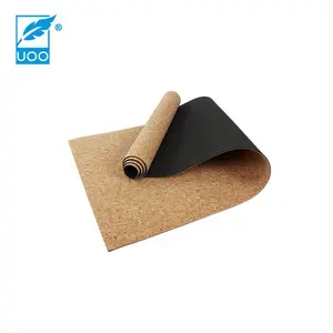 UOO Cork Yoga Mat Cao Su Tự Nhiên Dưới Pilates Mat Với Logo Tùy Chỉnh