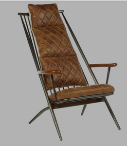 Sofa <span class=keywords><strong>Chaise</strong></span> <span class=keywords><strong>Lounge</strong></span> Mewah Bergaya Retro Industrial dengan Kulit PU untuk Penggunaan di Ruang Makan dan Ruang Tamu Villa - Product Image 5