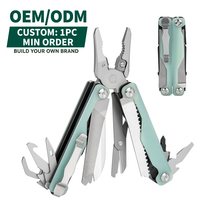 Benutzerdefiniertes Logo Taschen-Multitool Messer EDC Kleines Multifunktionswerkzeug Schere Taktisches Schweizer Camping-Multitool Zange