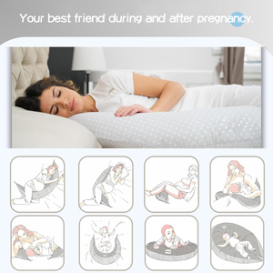 Cuscino per l'<span class=keywords><strong>allattamento</strong></span> al seno personalizzato comodo cuscino a forma di memoria e Microbead in fibra - Product Image 2
