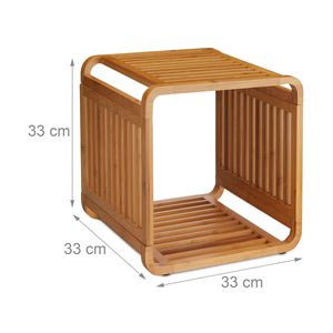 Modernes minimalist isches Bambus Desktop Organizer Bücherregal Display Rack für Tischplatte - Product Image 3