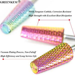 Nouveau 8 Grits Acier Tungstène Couleur Sirène Forets <span class=keywords><strong>à</strong></span> Ongles Enlevant la Peau <span class=keywords><strong>Morte</strong></span> Ongles Outil de Polissage pour Forets Ongles - Product Image 4