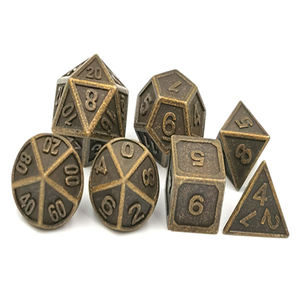 Tùy chỉnh kim loại Xúc xắc đa diện <span class=keywords><strong>DND</strong></span> xúc xắc đặt cho ngục tối và rồng trò chơi xúc xắc - Product Image 2