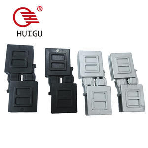 Roue <span class=keywords><strong>de</strong></span> porte coulissante en verre à poulie individuelle, roue en H, poulie à trois pièces, rouleau <span class=keywords><strong>de</strong></span> rail, glissière avec roulement silencieux - Product Image 4