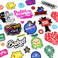 Autocollants en PVC imperméables et résistants aux UV, autocollants personnalisés avec logo, autocollants vinyle découpés et étiquettes.