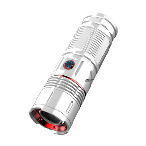 Linterna de Alta Potencia 19Baba de Aleación de Aluminio, Alcance de 100-200m, Recargable, con Zoom, para Uso en Exteriores y en el Hogar - Product Image 1