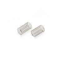 Ressort de compression en acier inoxydable 1 mm pour parapluie, spirale avec revêtement en zinc, utilisation automobile