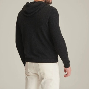 Sweat à capuche décontracté pour homme en coton 100% avec intérieur brossé, personnalisable, brodé, pour l'automne - Product Image 2