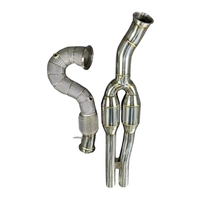 Collecteurs d'échappement haute performance pour Audi TTRS 8P RS3 2.5 TFSI EVO EA855 2017, avec isolation et convertisseurs d'échappement pour Audi TTRS Mk3