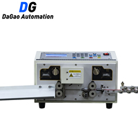 Machine de découpe et de dénudage de câbles multifonction entièrement automatique à double fil haute capacité DG DG-2005 AC220V/110V 50/60Hz