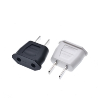 Adaptateur de prise électrique EU vers 2 broches US JP CN, adaptateur de voyage EU européen vers US américain Japon Chine, prise électrique