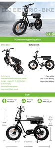 7Go EB4 EB2 tout nouveau fabricant e-bike 750w vélo électrique 20 pouces vélo électrique rétro vélo de ville électrique - Product Image 5