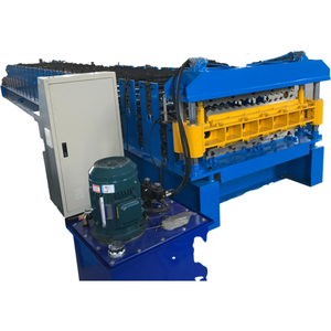 Panneau <span class=keywords><strong>de</strong></span> toit trapézoïdal à Double couche, machine <span class=keywords><strong>de</strong></span> formage <span class=keywords><strong>de</strong></span> rouleaux <span class=keywords><strong>de</strong></span> fabrication <span class=keywords><strong>de</strong></span> toitures en tôle ondulée - Product Image 3