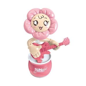 Jouet musical interactif pour bébé fille, créatif, chantant, parlant, répétant, dansant, enregistrant, marchant, en forme de tournesol - Product Image 3