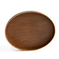 Plateau de service de luxe de haute qualité pour la décoration de la maison, matériaux naturels, plateau en bois écologique