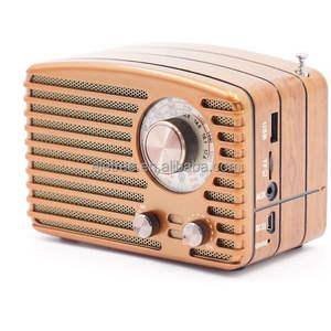 <span class=keywords><strong>Radio</strong></span> FM Retro para Hombre y Mujer, Mini Altavoz Portátil de Madera Vintage, Recargable, AM, FM, SW - Product Image 5