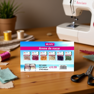 Sable nacré Ilan, lot de 24 pièces pour loisirs créatifs et fournitures de couture - Product Image 3