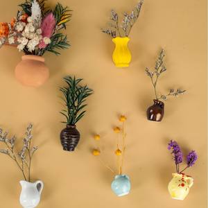 Mini <span class=keywords><strong>vase</strong></span> magnétique pour arrangement floral, décoration DIY pour réfrigérateur - Product Image 2