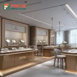 Système de présentation de bijoux de luxe en métal pour comptoir de magasin de marque - Product Image 3