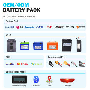 แบตเตอรี่ลิเธียมไอออนแบบกำหนดเอง 18650 21700 26650 ขนาด 24V 36V 48V 60V 72V 10Ah 20Ah 30Ah 40Ah สำหรับจักรยานไฟฟ้า - Product Image 6