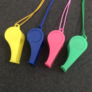 Plastic Whistles For Children Sports Fans Colorful Cheer Whistles 4 Pcs Unisex Toy Musical Instrument - Product Image 2
