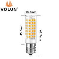 E12 E14 E17 B15 G9 6W 88 LED AC110V AC230V 100W Bombillas halógenas Lámparas de iluminación LED no regulables o regulables