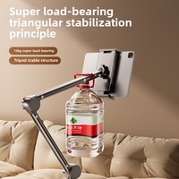 Support de téléphone portable flexible support de chevet universel pour tablette diffusion en direct support de téléphone portable stable de bureau