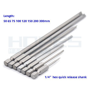 Destornillador de aleación S2 SL1.6 2 2,5 3 4 5 6mm, destornillador de ranura, brocas planas con longitud de 50 65 75 100 120 150mm 1/4 - Product Image 4