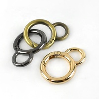 Meetee F1-26 17/20/25mm Figure 8 anneau alliage joint torique crochet bricolage ouvert ressort anneau connexion boucle