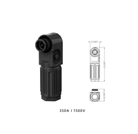 Stock 300A 95mm2 IP67 connecteur à prise rapide pour stockage d'énergie ESS boîtier ABS Type mâle/femelle
