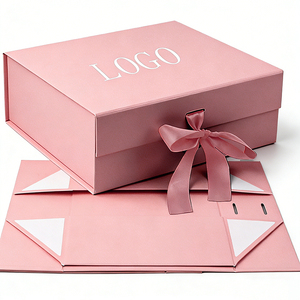 Caja de Regalo de Papel Plegable de una Pieza con Forma de Botella, Embalaje Ecológico para Joyería, <span class=keywords><strong>Perfume</strong></span>, Lápiz Labial, Jabón, Flores - Product Image 1