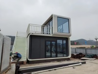 Chine 8.5 Capsule espace minuscule maison préfabriquée 2 chambres à coucher modulaire détachable apple Pods cabine maison avec cuisine pour la plage