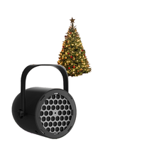Projecteur LED de Noël à motifs flocons de neige, 16 diapositives, indice de protection IP33, lumière de projection blanc chaud 3500K, intensité réglable