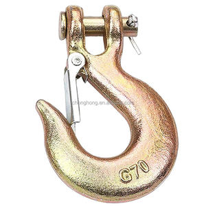 <span class=keywords><strong>Gancho</strong></span> de Seguridad de Acero Forjado de Alta Resistencia con Pestillo de 5/16 Pulgadas G70, <span class=keywords><strong>Gancho</strong></span> de <span class=keywords><strong>Remolque</strong></span> para Camión y <span class=keywords><strong>Remolque</strong></span> - Product Image 1