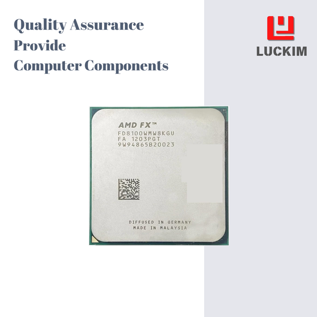 FX-8100 8-Core 8-Thread Desktop CPU 2.8-3.7GHz 16MB Cache AM3+ 95W