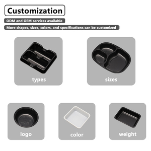 Nhà cung cấp khay nhựa <span class=keywords><strong>CPET</strong></span> Trung Quốc, có thể dùng được trong lò vi sóng, bao bì đồ ăn sẵn, hộp đựng thức ăn <span class=keywords><strong>CPET</strong></span> - Product Image 4